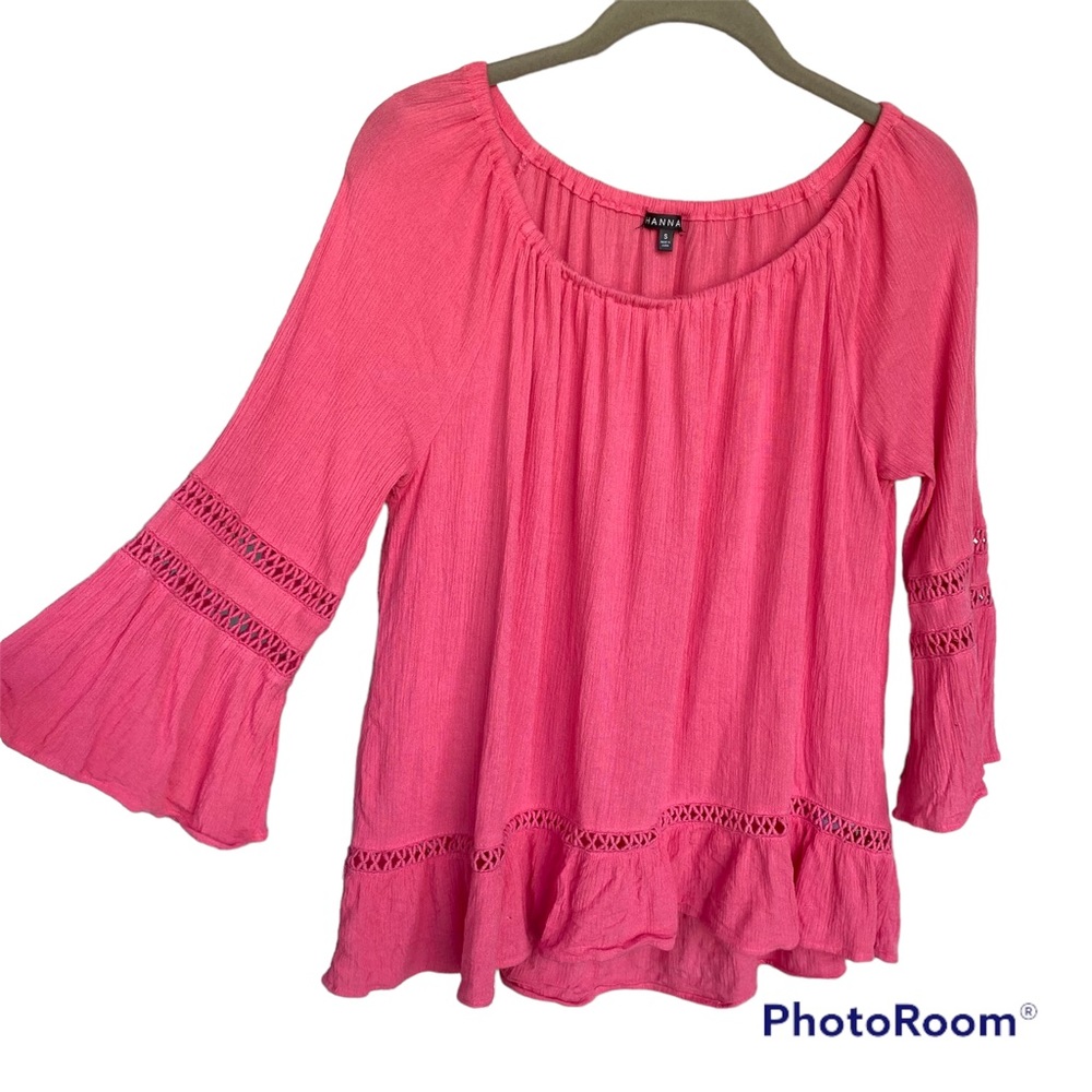Anthropologie/Hannah Boho Off The Shoulder Blouse
